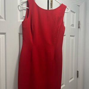 Red sleeveless dress size 6